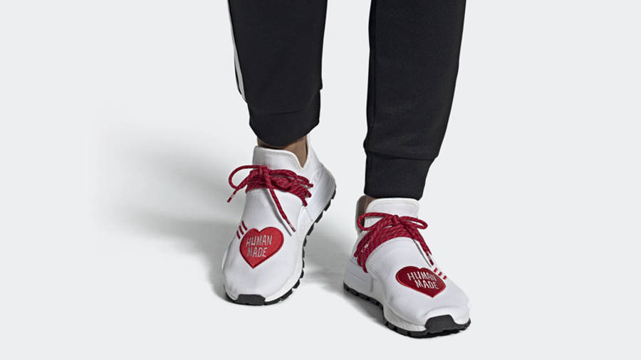 Human Made x adidas NMD Hu Love Pack On Foot