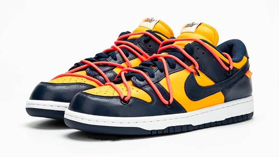 Off-White x Nike Dunk Low University Gold | Where To Buy | CT0856 