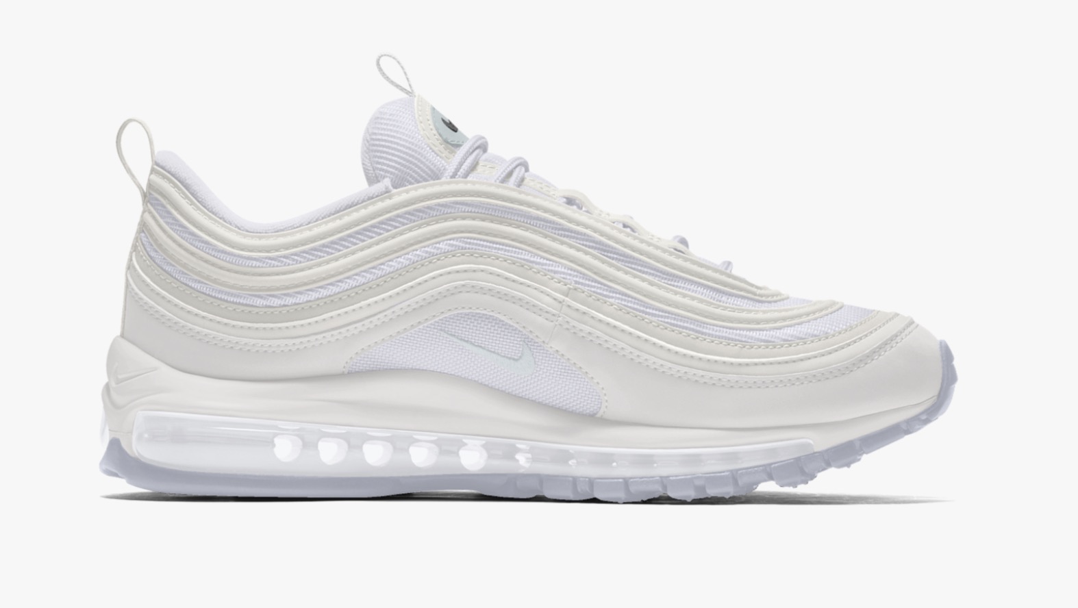 It Doesn't Get Any Cleaner Than This Triple White Nike Air Max 97 'By You' 2