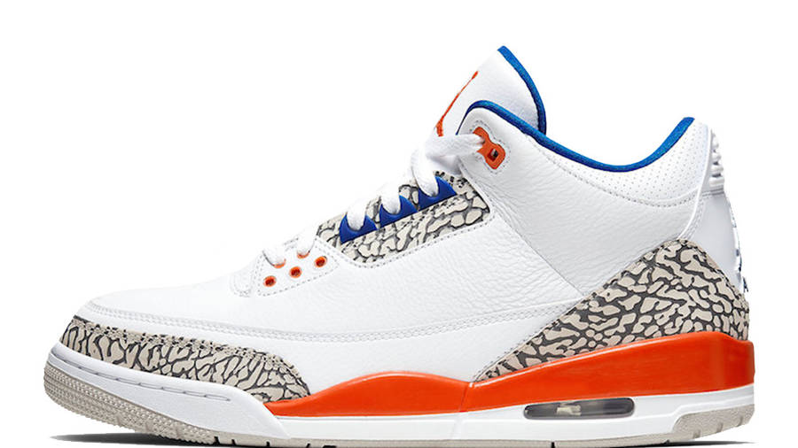 white red and blue jordan 3