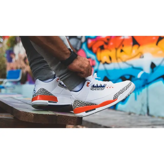 Jordan 3 Knicks Orange Blue | Where To Buy | 136064-148 | The Sole