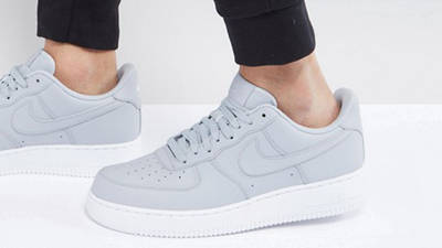 nike air force light grey