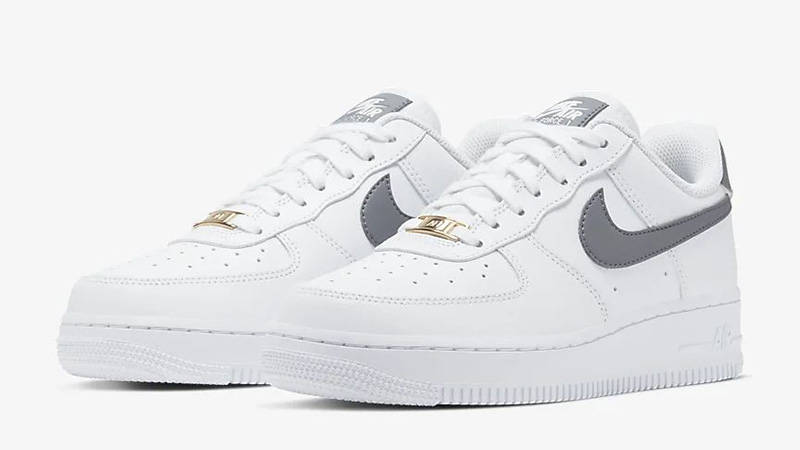 Nike Air Force 1 07 Patent White Grey