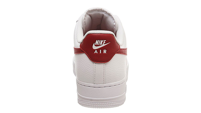 nike air force 1 07 trainers white gym red metallic gold