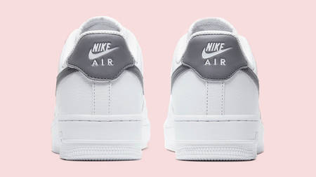 Nike's Air Force 1 Goes Cool In A White And Grey Colourway Nike's Air Force 1 Goes Cool In A White And Grey Colourway