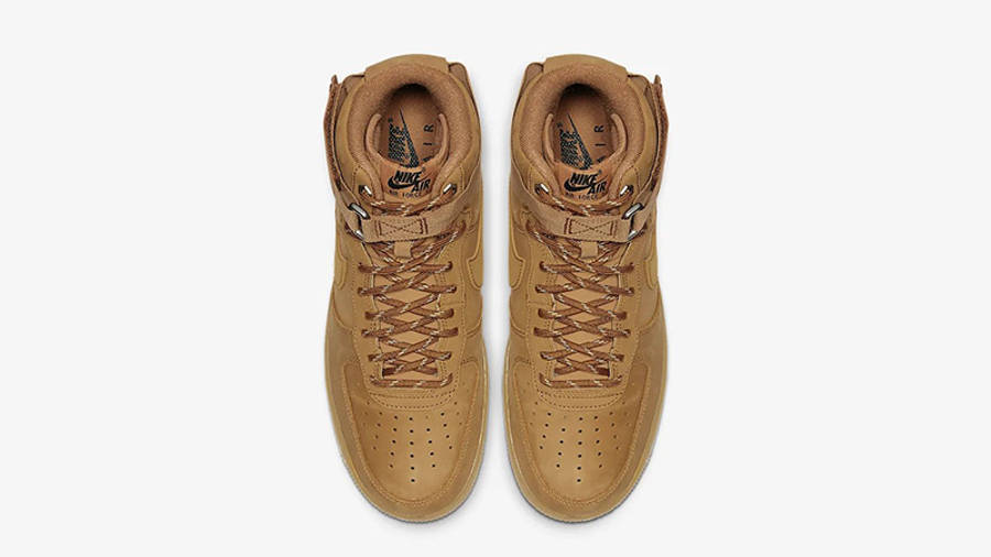 wheat high top air force ones