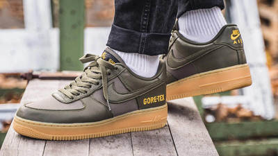 Nike Air Force 1 Low WTR Gore-Tex Green On Foot