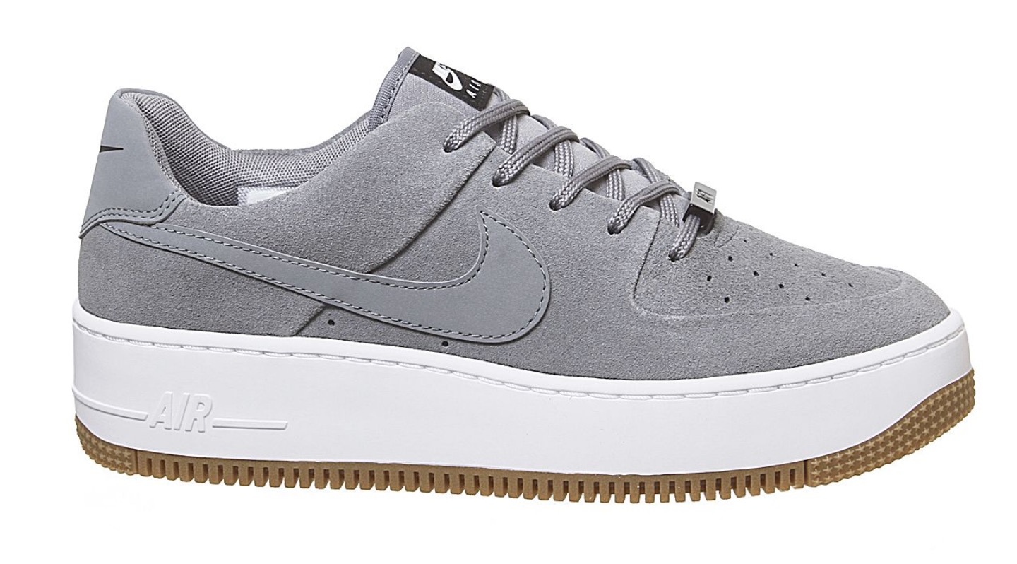 Nike Air Force 1 Sage Cool Grey Side]