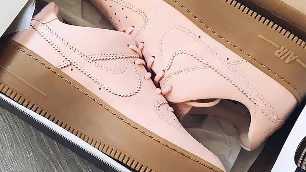 sf air force 1 mid coral stardust