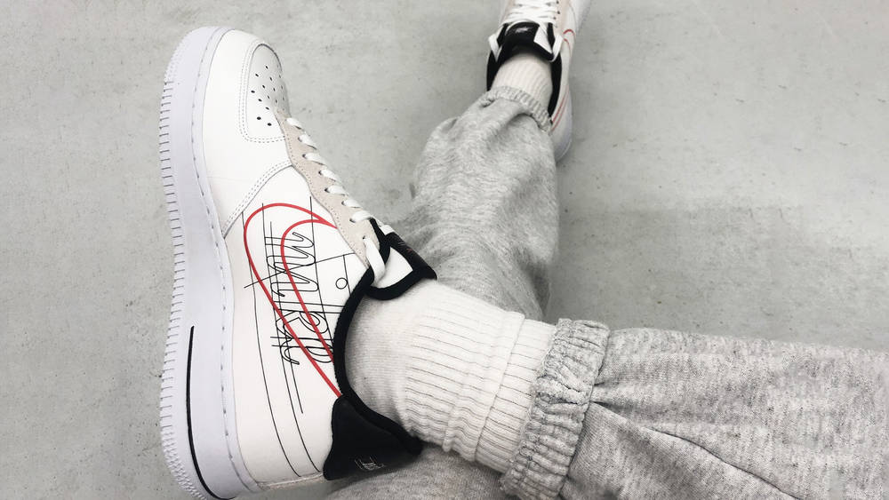 Nike Air Force 1 Script Swoosh Pack Feature Nike Air Force 1 Script Swoosh Pack Feature
