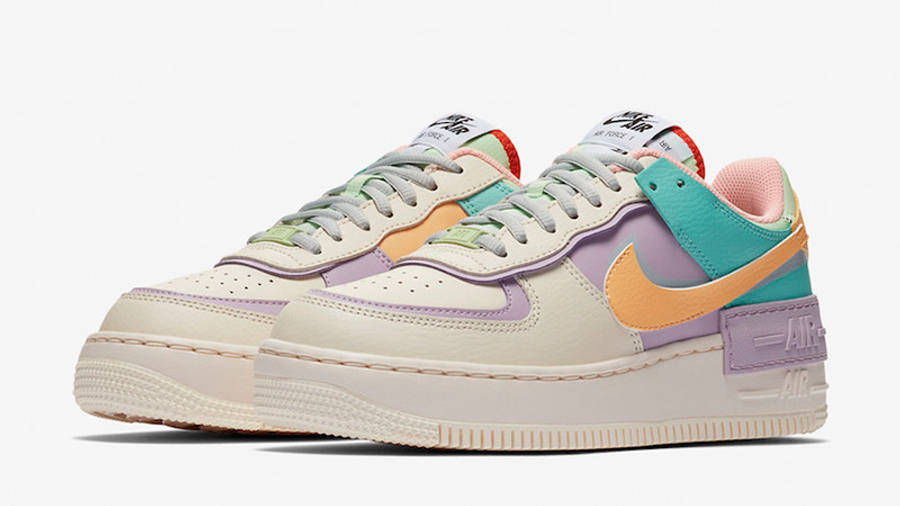 air force 1 shadow trainers pale ivory celestial gold tropical twist