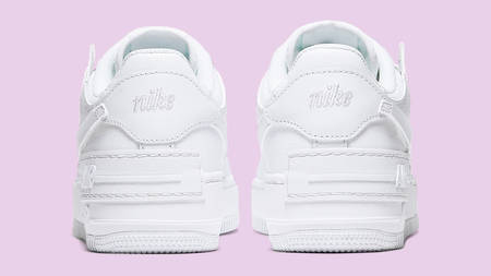 Feel Fresh In The Triple White Nike Air Force 1 Shadow Feel Fresh In The Triple White Nike Air Force 1 Shadow