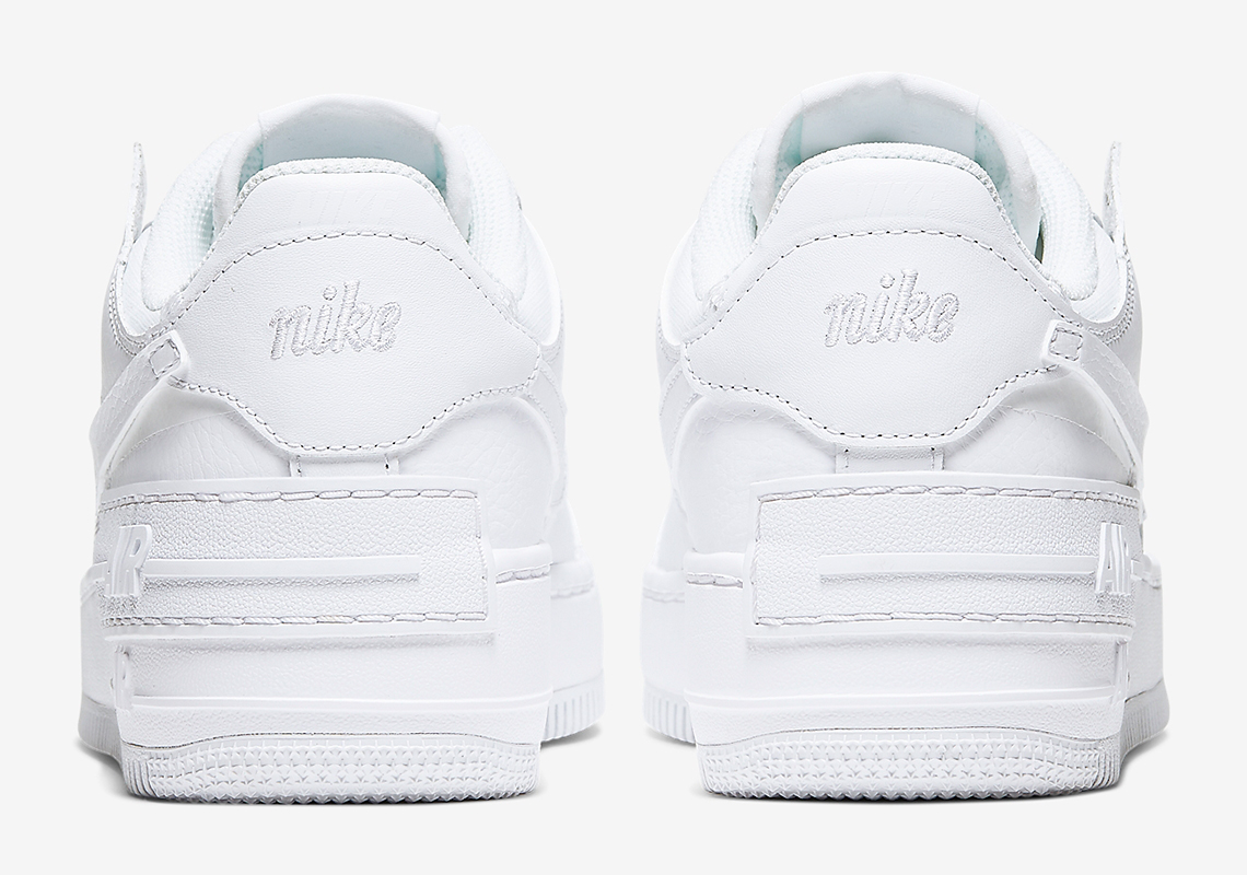 Nike Air Force 1 Shadow White. back
