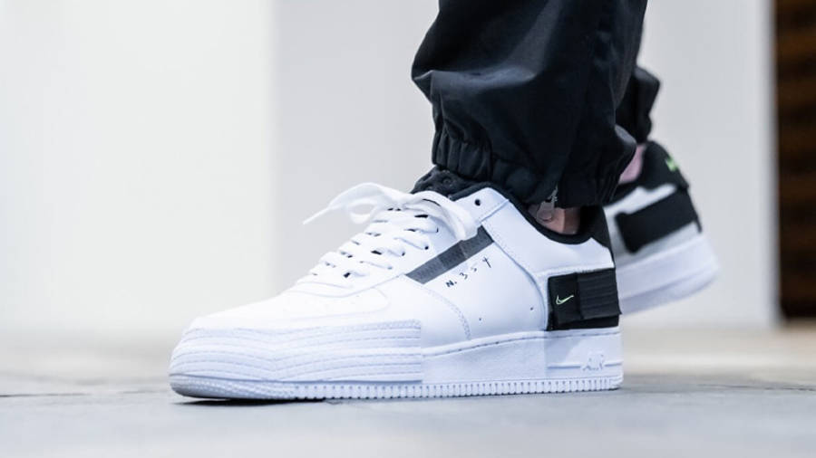 Nike Air Force 1 Type White Black | Where To Buy | AT7859-101 ...