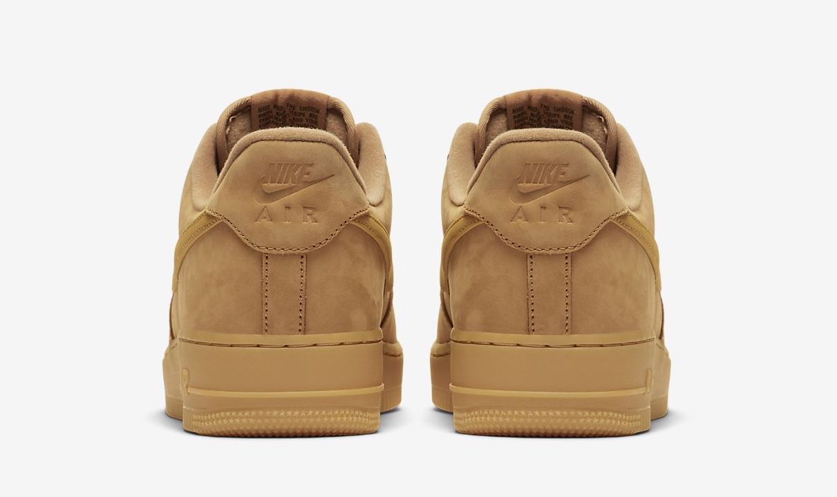 Nike Air Force 1 Wheat. back
