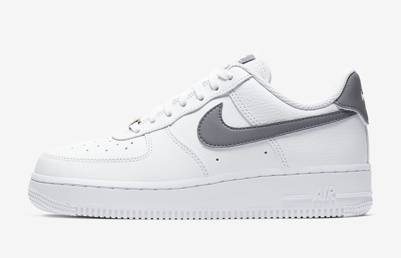 Nike Air Force 1 White Metallic Silver