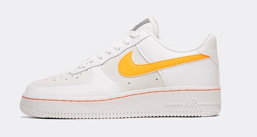 Nike Air Force 1 white orange