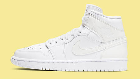 Step Out In Style In This Triple White Air Jordan 1 Mid Step Out In Style In This Triple White Air Jordan 1 Mid