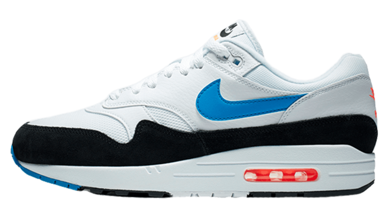 nike air max 1 white blue