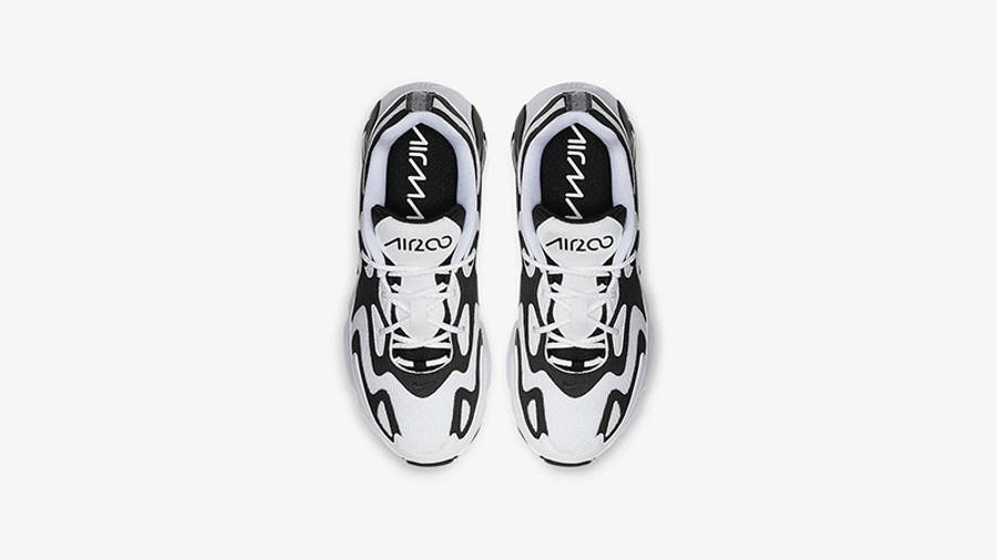nike air max 200 white and black