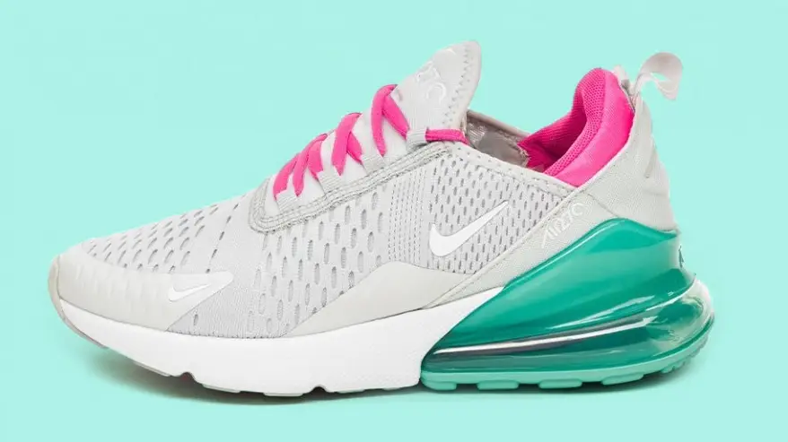 Nike air max on sale 270 pink and green