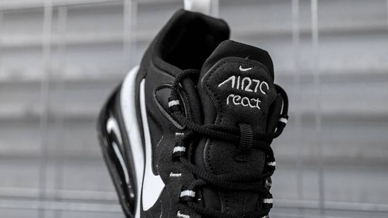 Nike Air Max 270 React Black Closeup