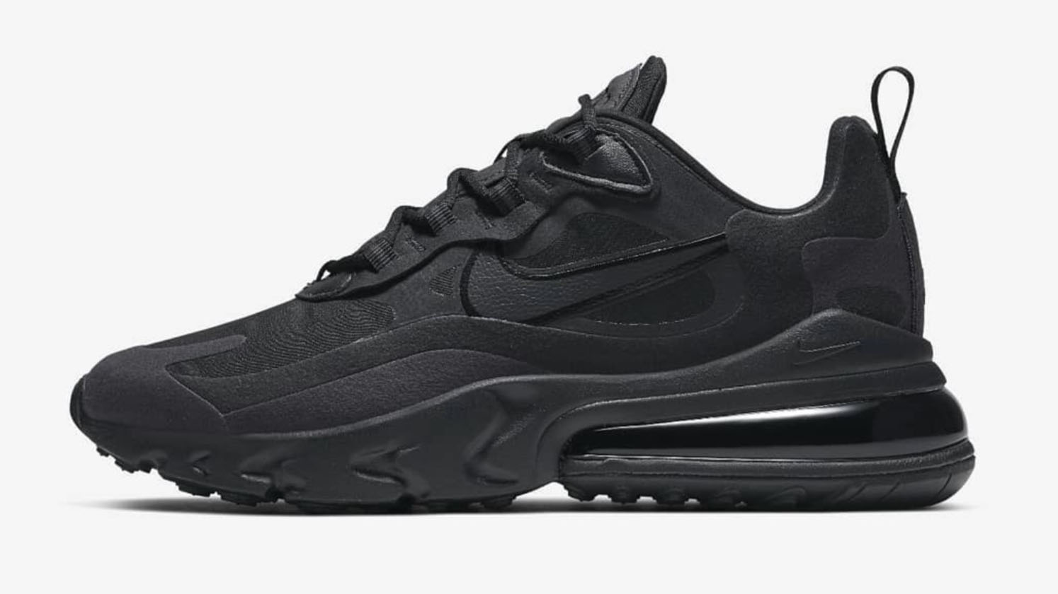 Nike Air Max 270 React Black side copy