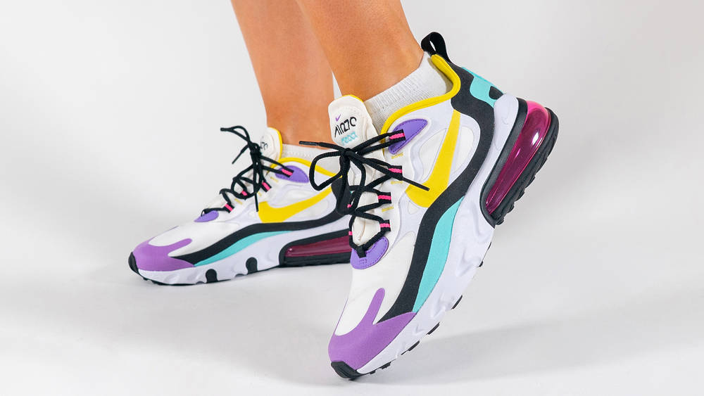 Nike Air Max 270 React Geometric Abstract heel