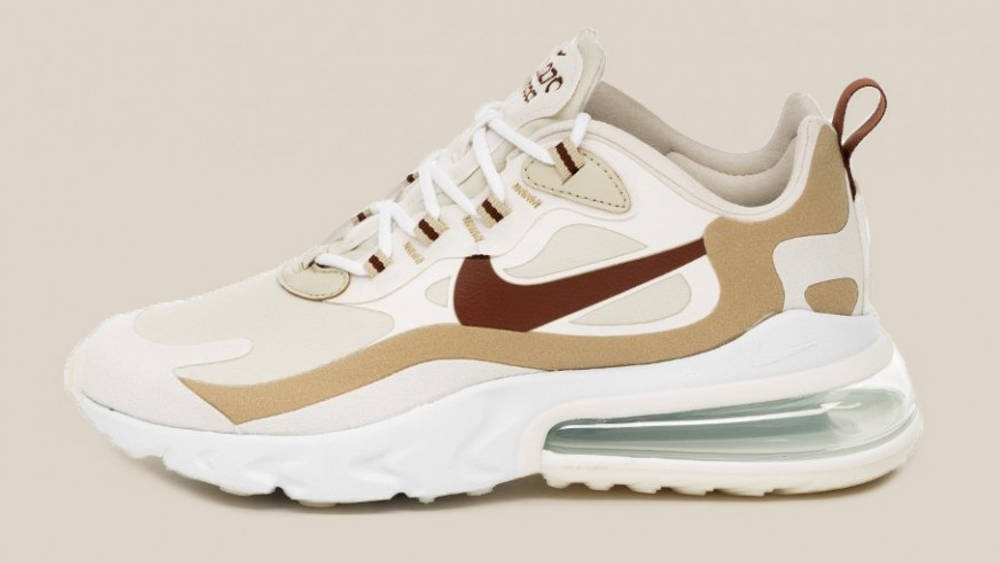 Nike Air Max 270 React Pale Ivory side copy Nike Air Max 270 React Pale Ivory side copy