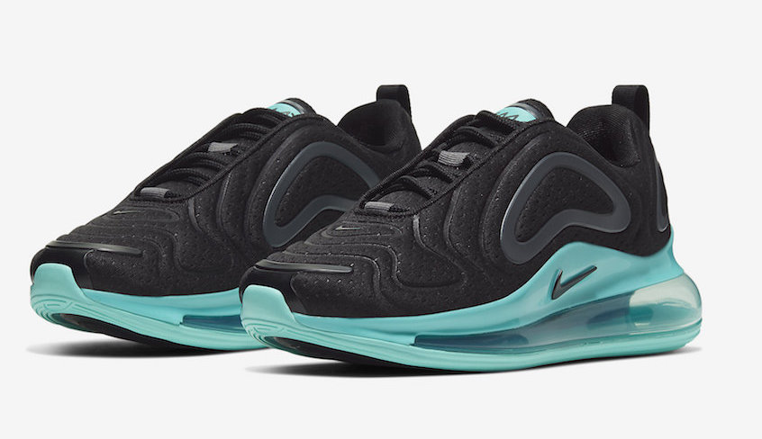 Nike Air Max 720 Black Teal front