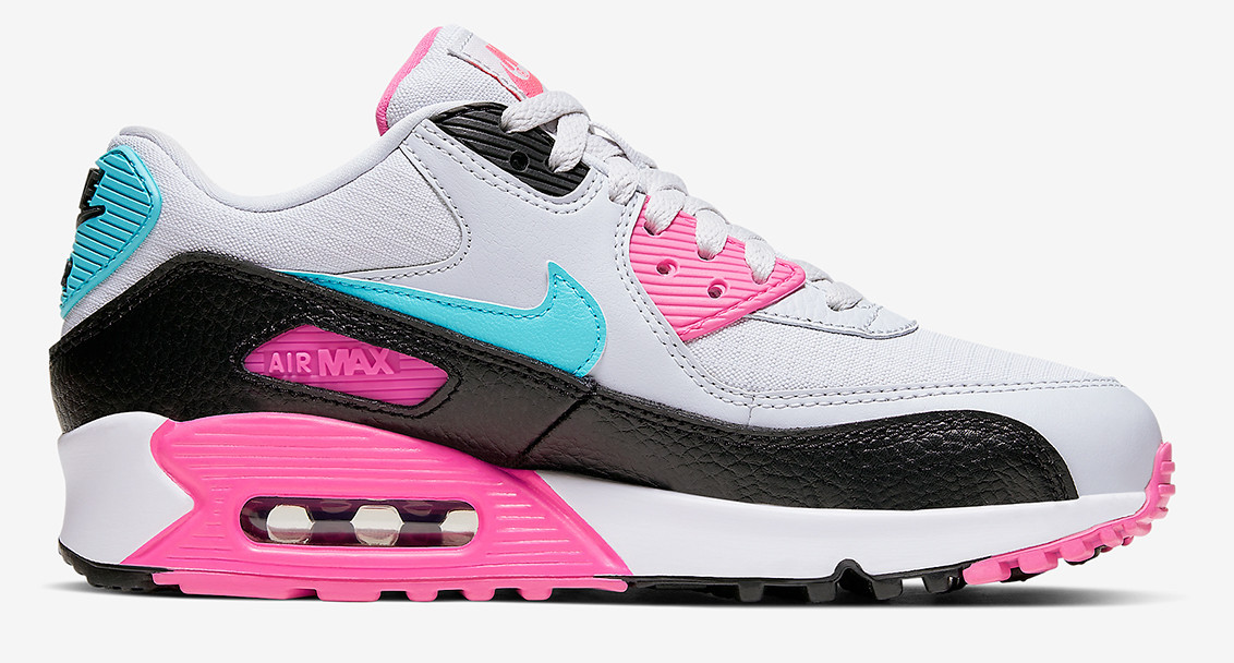 air max 90 south beach on feet