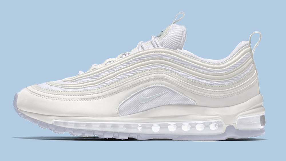 Nike Air Max 97 By You Triple White Nike Air Max 97 By You Triple White