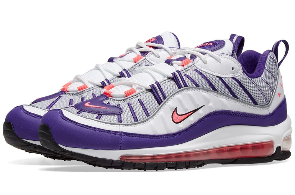 Nike Air Max 98 White Pink Purple