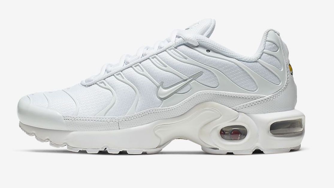 Nike Air Max Plus White. Silver