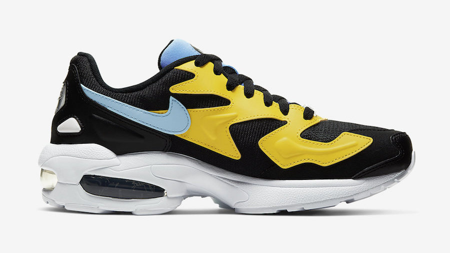 Nike Air Max2 Light Black Yellow Blue