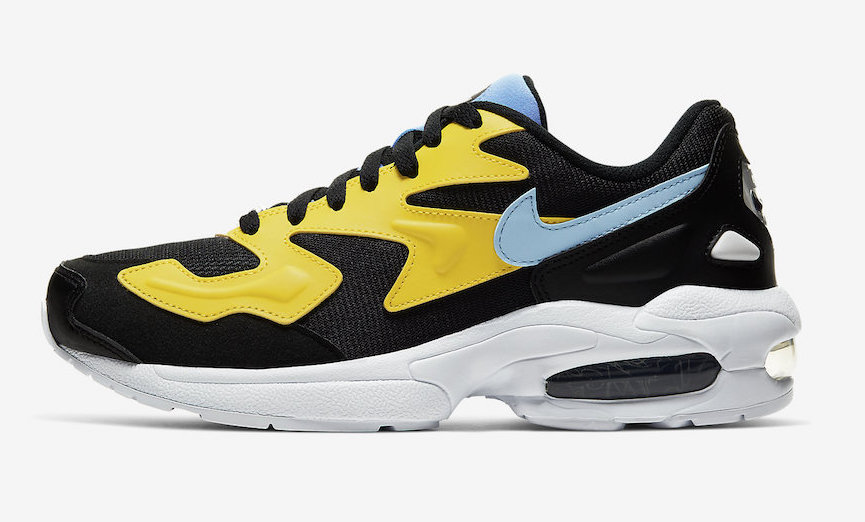 Nike Air Max2 Light Black Yellow side
