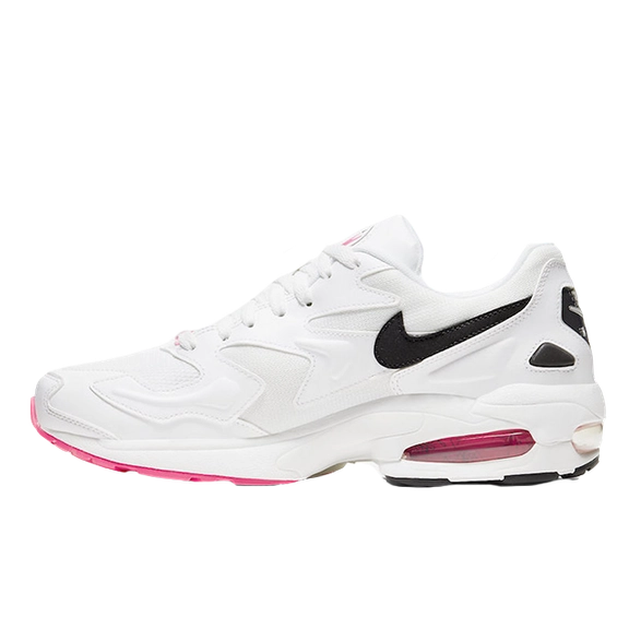 ★ Nike Air Max 2 Light White Black Pink Nike Air Max 2 Light Women's Shoes Summit White-Cosmic