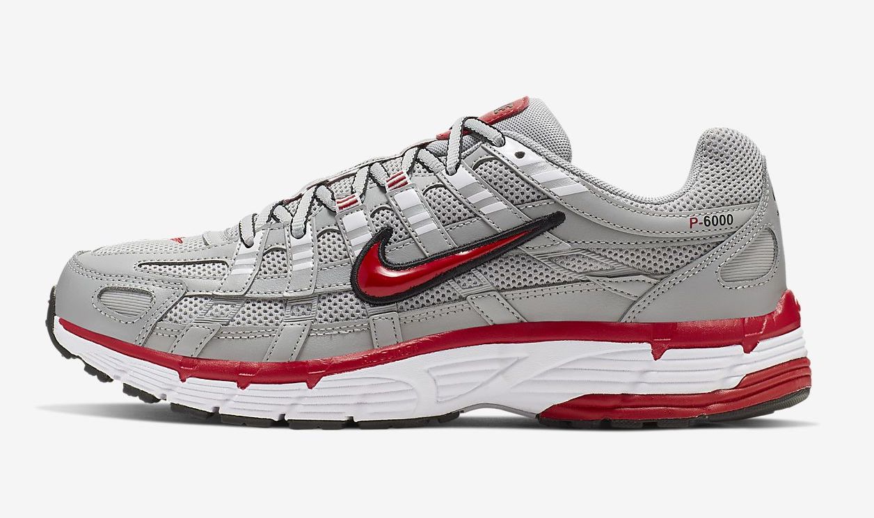 Nike P-6000 Silver Red