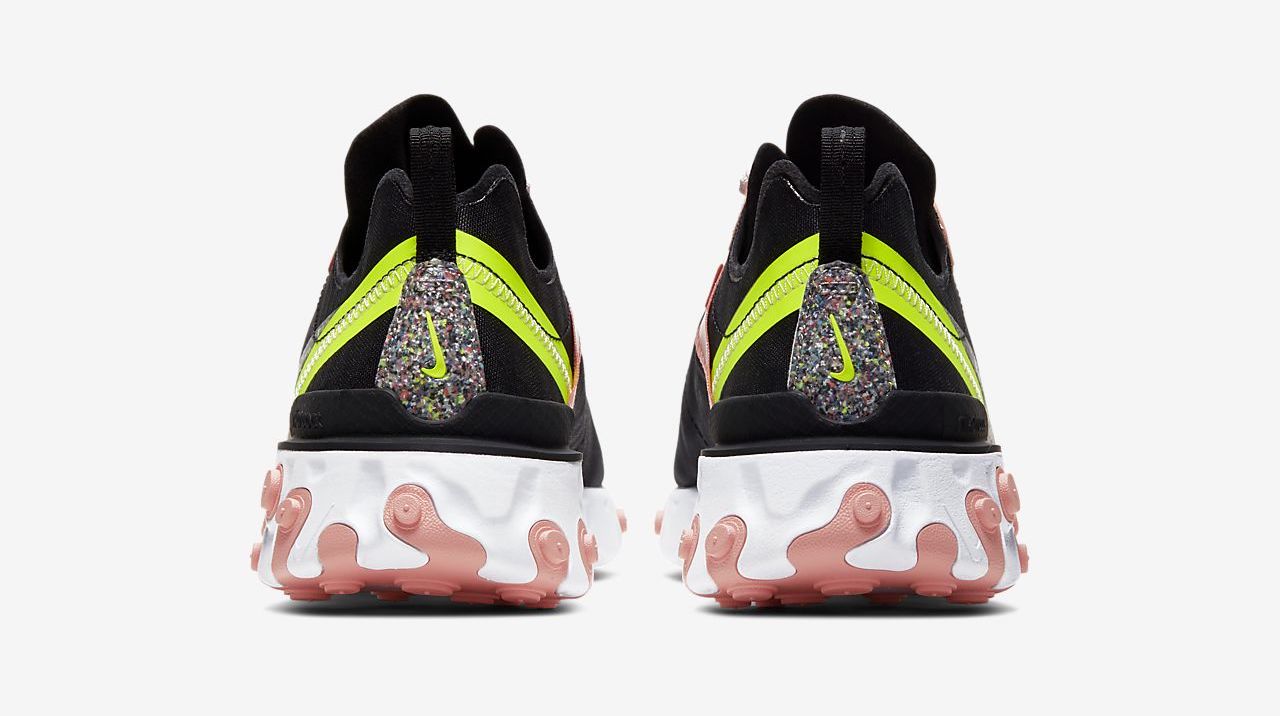 Nike React Element 55 Black Coral Stardust