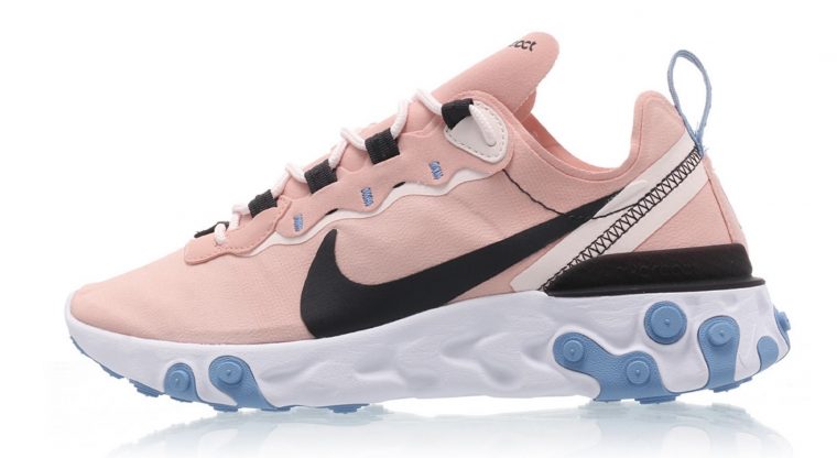 Nike React Element 55 Light Soft Pink side