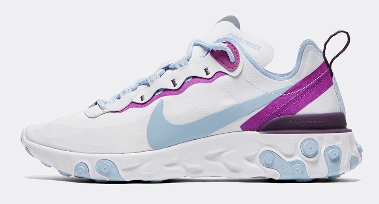 Nike React Element 55 Psychic Blue