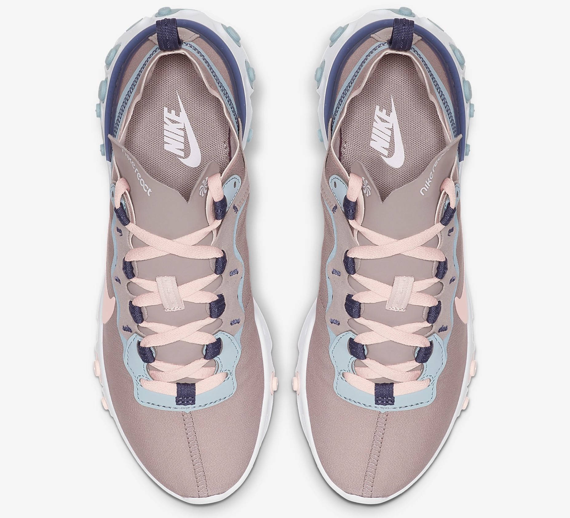 Nike React Element 55 Pumice Purple Blue