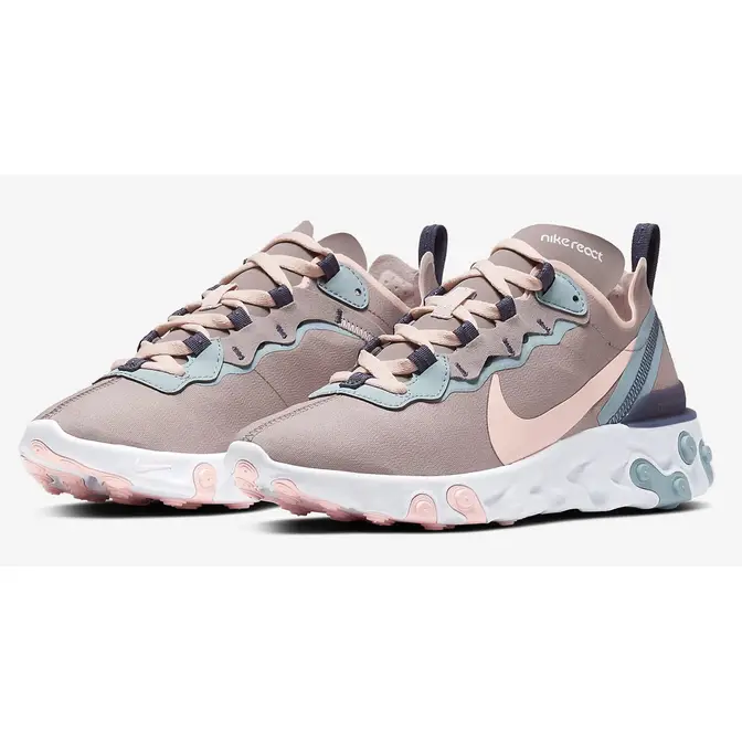 Nike react element 55 on sale mauve