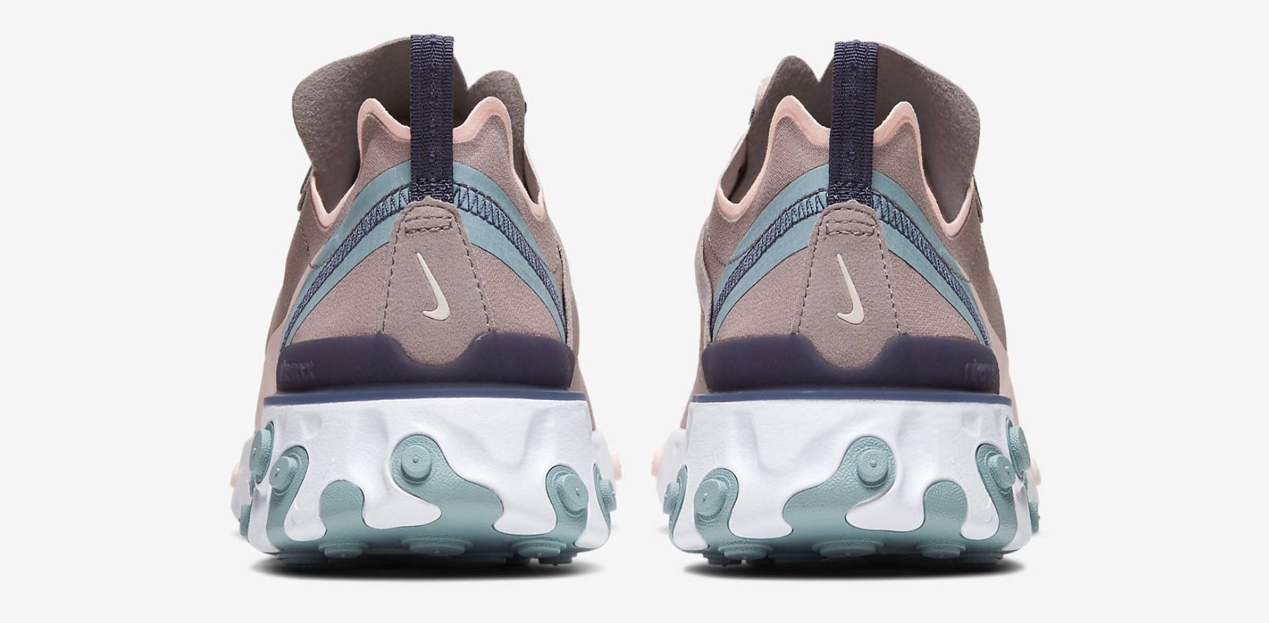 Nike React Element 55Â Pumice:Sanded Purple:Ocean Cube:Echo Pink |Â CK0834-200 6