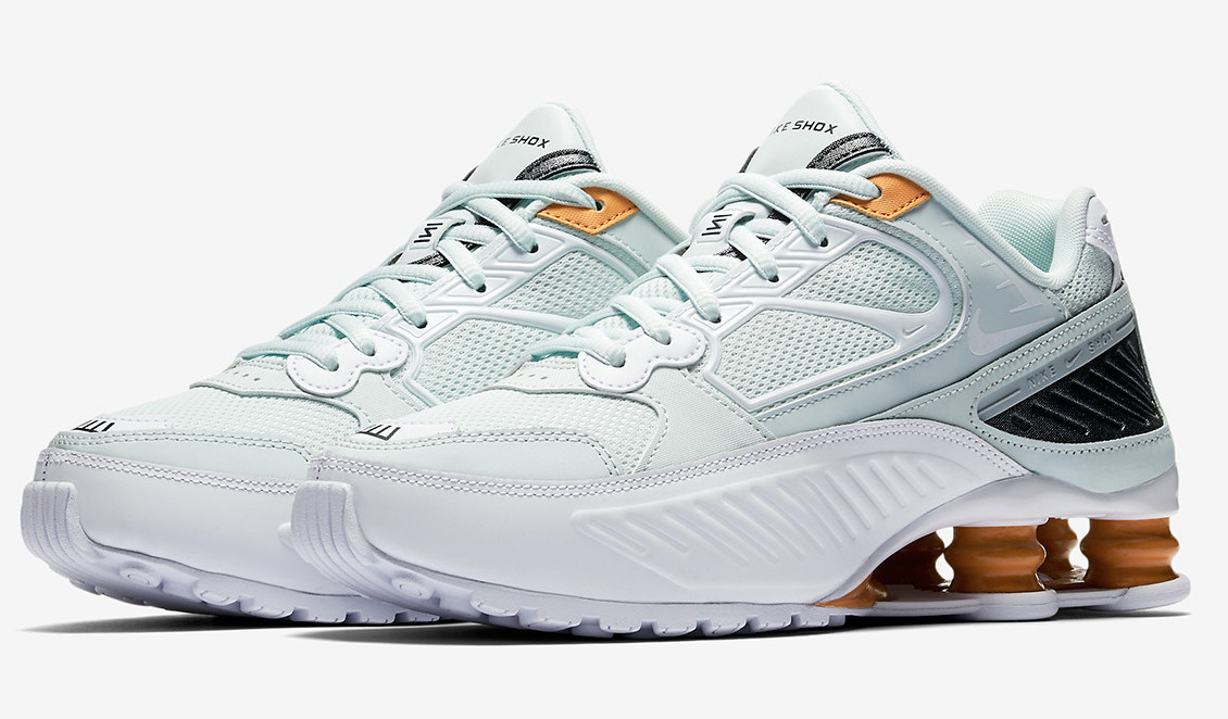 Nike Shox Enigma 9000 Ghost Aqua. Orange
