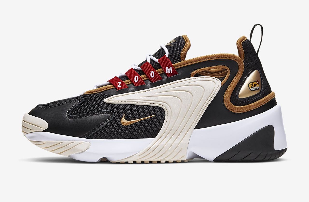 Nike Zoom 2K Black Metallic Gold