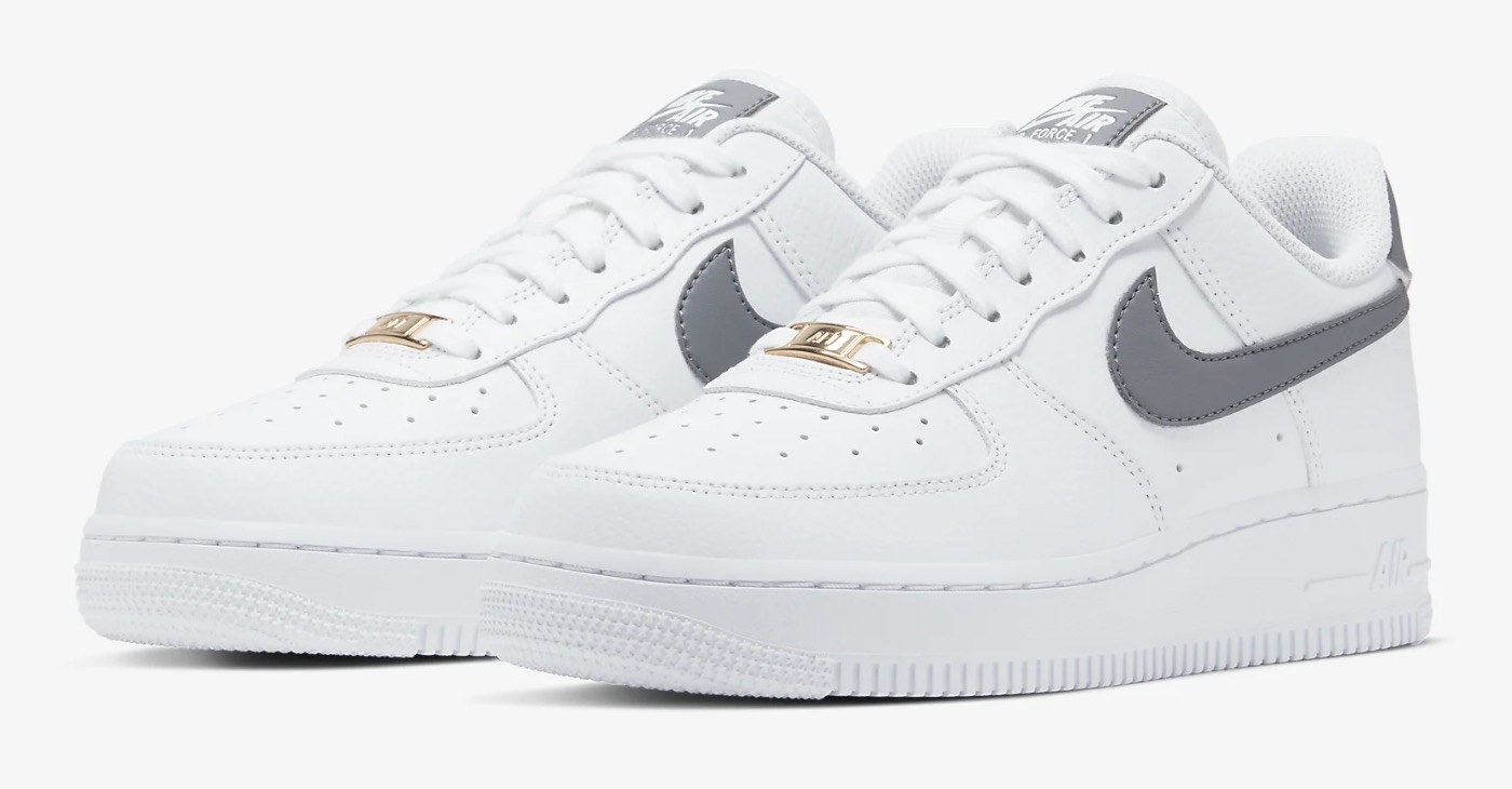 Nike's Air Force 1 Goes Cool In A White And Grey Colourway | The Sole  Supplier