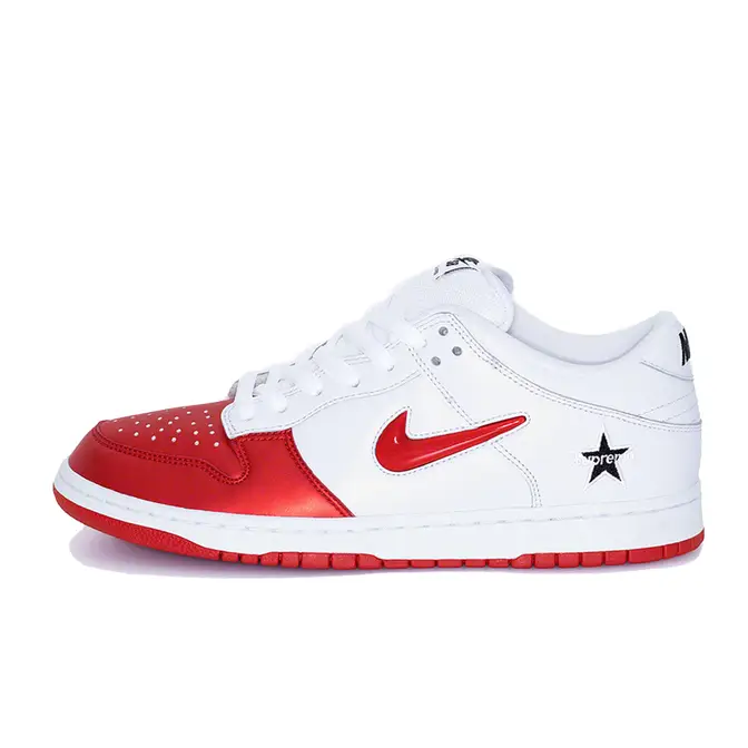 Supreme x Nike SB Dunk Low Red White | Where To Buy | CK3480-600 | The ...
