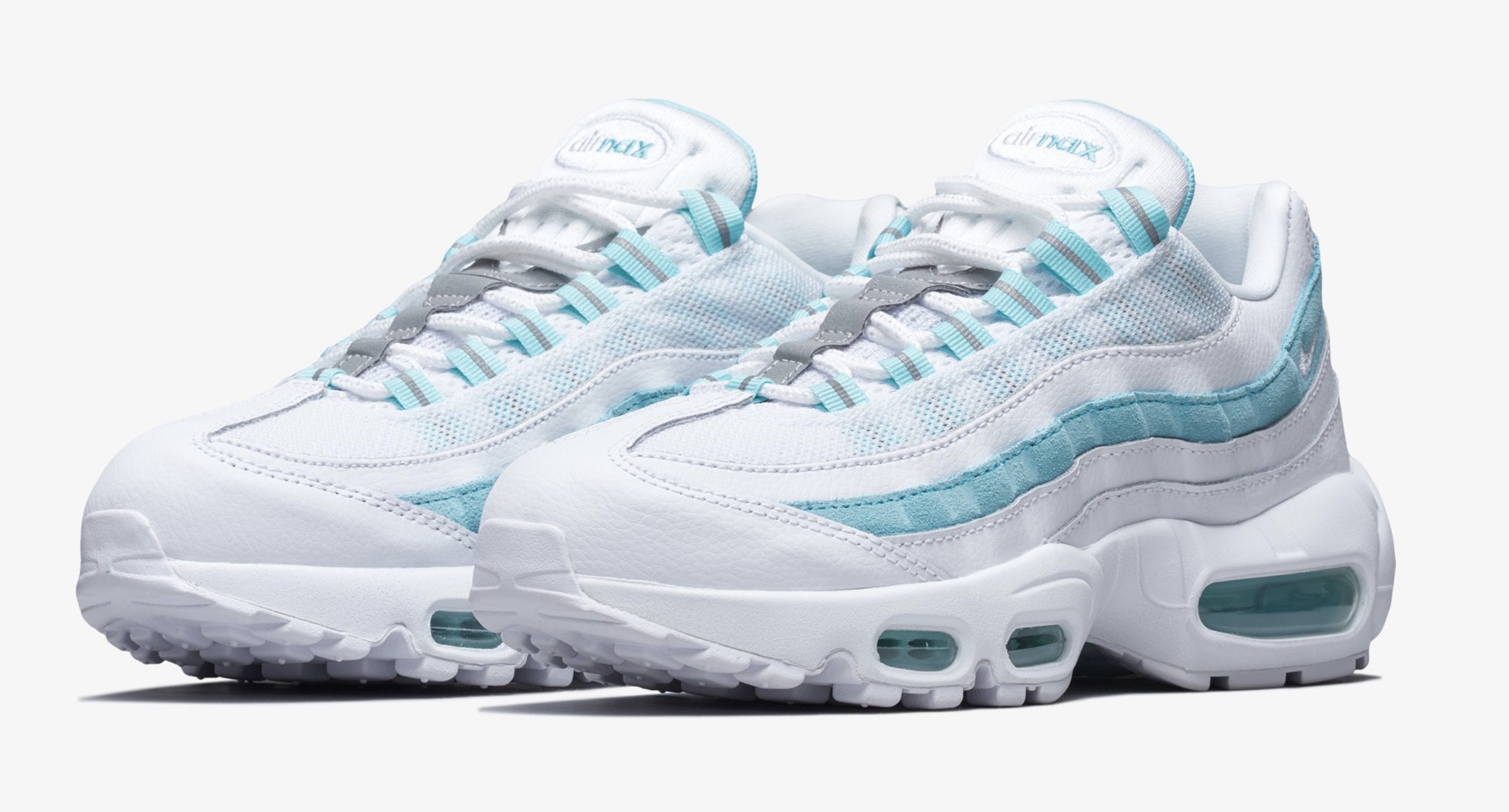 Air max outlet 95 white teal