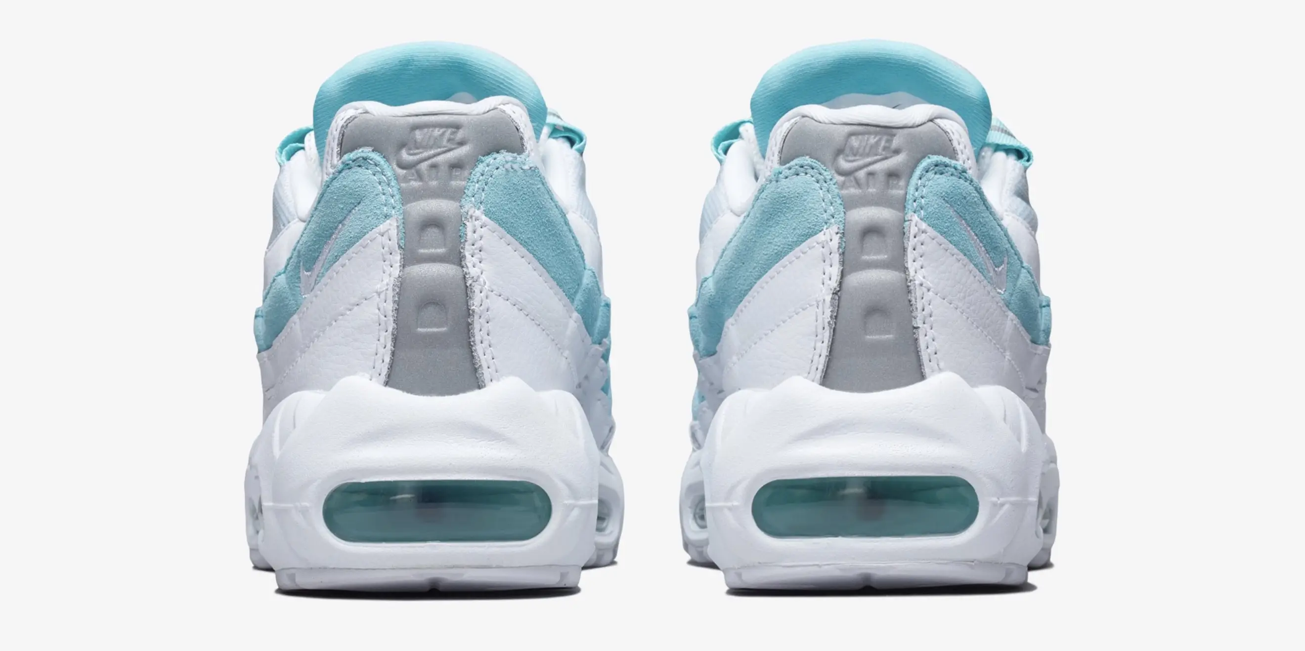 Air max 95 sales aqua on feet